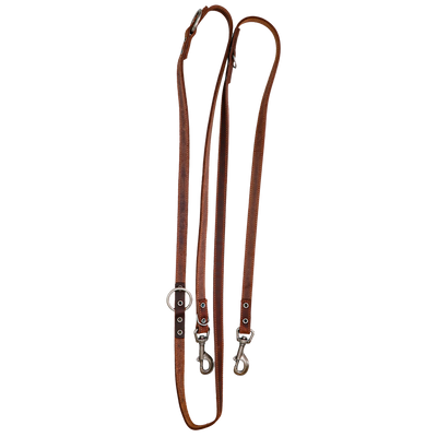 Spotted! Pro Leder Trainingsleine Braun 2 x 250 cm