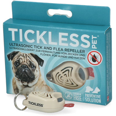 Tickless Pet Mindestschutz von 6 Monaten Beige