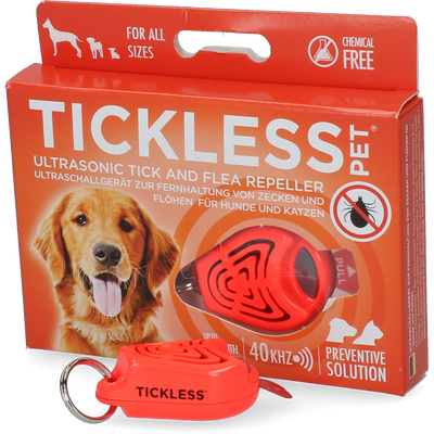 Tickless Pet Mindestschutz von 6 Monaten Orange