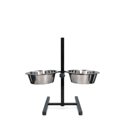 Futter- und Trinkschale Edelstahl T-Ständer Ø 21 cm (1,75 l)