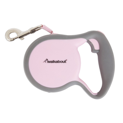 Walkabout Retractable Leash Rosa XS